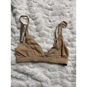 SKIMS Fits Everybody Triangle Bralette NWT clay XS